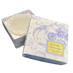 Lavender Chamomile Powder in premium imported packaging, perfect for a soothing experience. Available at Curat Cart.