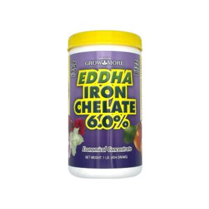 Discover Grow More EDDHA Iron Chelate, a premium imported concentrate that enhances plant health. Available at Curat Cart.