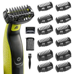 Premium imported Guards Guide Comb Set for Norelco Trimmer, featuring 13 versatile comb attachments for precise grooming. Available at Curat Cart.