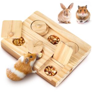 Premium imported guinea pig foraging toys from Curat Cart enhance playtime and mental stimulation for your pet.