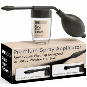 Discover the Hair Illusion Spray Applicator, a premium import from Curat Cart, designed for precise hairline coverage. Perfect for effortless styling.