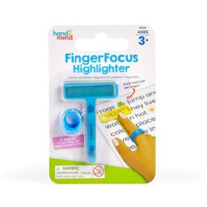 Discover the premium imported FingerFocus Highlighter Guided Reading Strips at Curat Cart, perfect for enhanced reading tracking.