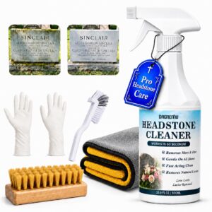 Discover premium imported Headstone Cleaner for graves, effectively removes moss and dirt. Available at Curat Cart.