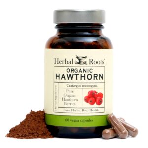 Premium imported Herbal Roots Hawthorn Berry Capsules offer pure organic health benefits. Available at Curat Cart.