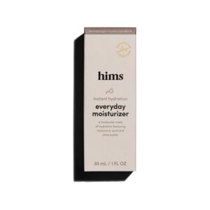 100% Genuine Hims Everyday Moisturizer with hyaluronic acid and shea butter for instant hydration. 30 mL size.