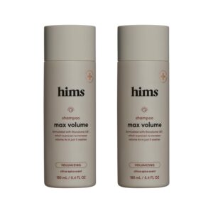 Discover the premium imported hims Max Volume Shampoo, designed to boost hair volume effortlessly. Available at Curat Cart.