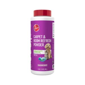 Hoover Pet Carpet Refresher, a premium imported carpet powder for pet odor elimination, available at Curat Cart.
