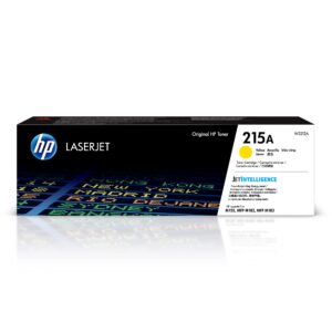 HP 215A Yellow Toner Cartridge, a premium import for vibrant printing, available at Curat Cart. Perfect for your laser printer needs.
