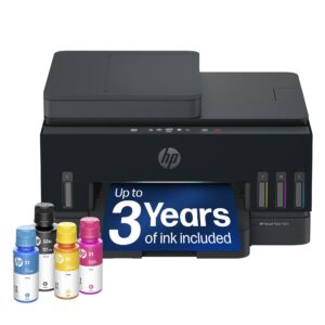 Discover the HP Smart Tank All-in-One Printer, a premium import with up to 3 years of ink included, available at Curat Cart.