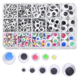 Premium imported Hudinsun Googly Eyes for Crafts, perfect for creative projects, available at Curat Cart.