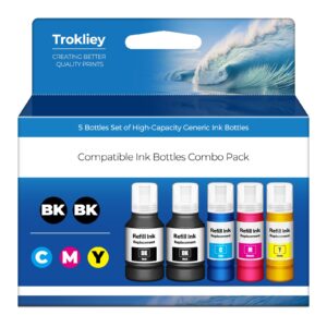 Premium imported ink refill bottles for ET printers. High-capacity combo pack available at Curat Cart for superior printing quality.