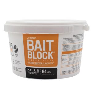 Discover the premium imported J.T. Eaton Bait Block, featuring a peanut butter flavor for effective rodent control. Available at Curat Cart.