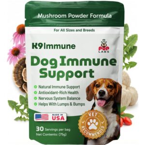K9 Immune Mushroom Powder for Dogs offers natural immune support. Premium import at Curat Cart, perfect for all breeds. Vet recommended.