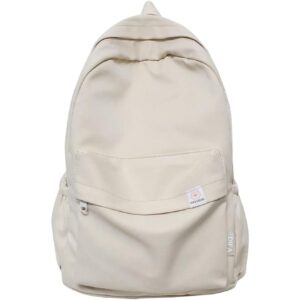 Discover the Kawaii Aesthetic Backpack for Teens, a 100% genuine minimalist cream bag perfect for everyday use.