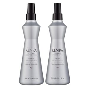 100% Genuine Kenra Professional Thermal Styling Spray, providing firm hold and heat protection for your hair.