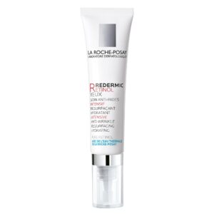 La Roche-Posay Redermic R Eye Cream, a premium import, offers intensive anti-wrinkle hydration. Available at Curat Cart.