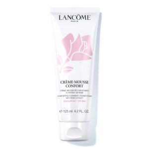 Lancôme Créme Mousse Confort Cleanser offers a comforting cleanse. Premium import available at Curat Cart for radiant skin.