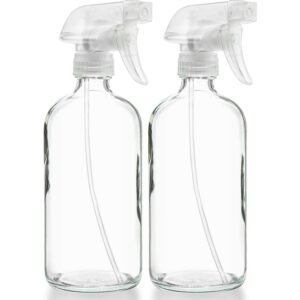 Premium imported clear glass spray bottles perfect for home use. Available at Curat Cart for your cleaning needs.