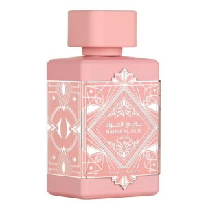 Discover Lattafa Bade'e Al Oud Noble Blush, a premium import from Curat Cart, perfect for an elegant fragrance experience.