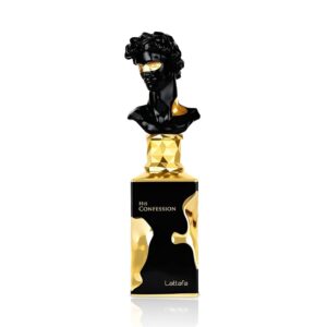 Discover Lattafa His Confession Eau de Parfum, a premium imported fragrance available at Curat Cart, perfect for sophisticated tastes.