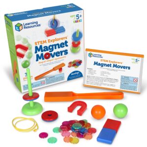 Discover the authentic Learning Resources Magnet Movers kit, featuring 31 pieces for engaging STEM magnet experiments.