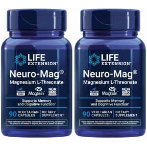 Life Extension Neuro-Mag Magnesium L-Threonate offers premium imported cognitive support in vegetarian capsules. Available at Curat Cart.