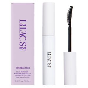 Premium imported Lilac Lash Glue Remover with nourishing lash oil for effortless makeup removal. Available at Curat Cart.