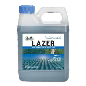 Premium imported Liquid Harvest Lazer Blue Concentrated Dye for precise spray pattern indication, available at Curat Cart.