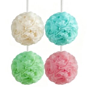 Explore premium imported loofah sponge bath sponges in vibrant colors at Curat Cart, perfect for a luxurious bathing experience.