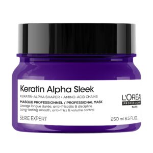 Experience the premium imported L'Oréal Professionnel Keratin Hair Mask for long-lasting smoothness, available at Curat Cart.