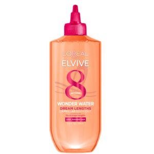 Discover L'Oreal Paris Elvive Dream Lengths 8-Second Wonder Water, a genuine solution for long, damaged hair.