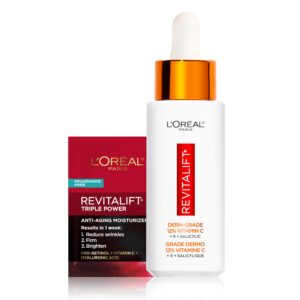 L'Oreal Paris Revitalift Vitamin C Serum, a premium import, offers anti-aging benefits. Available at Curat Cart.