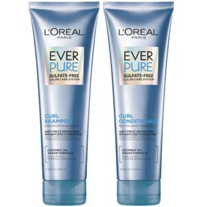 Discover L'Oreal Paris Curly Hair Care, a premium import featuring sulfate-free shampoo and conditioner for defined, hydrated curls. Available at Curat Cart.