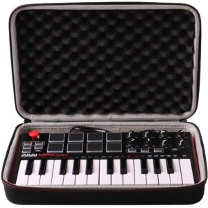Discover the 100% genuine Akai Professional MPK Mini Keyboard in a protective case, perfect for musicians on the go.