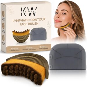 Discover the premium imported Lymphatic Contour Face Brush at Curat Cart, designed for skincare enhancement and travel-friendly use.
