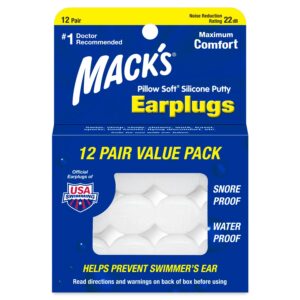 Discover Mack's Pillow Soft Silicone Earplugs, a premium import designed for maximum comfort and noise reduction. Available at Curat Cart.