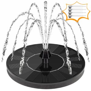 Mademax Solar Bird Bath Fountain showcases premium imported design, perfect for enhancing outdoor spaces. Available at Curat Cart.