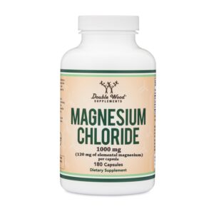 Discover premium imported Magnesium Chloride Sleep Support capsules, 1000 mg, available at Curat Cart for restful nights.