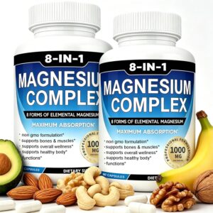 Discover the premium imported Magnesium Complex Supplement 1000mg, supporting overall health with maximum absorption. Available at Curat Cart.