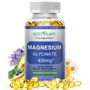 Premium imported Magnesium Glycinate Softgels 400mg for muscle, bone, and heart health. Available at Curat Cart.