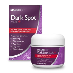 MagniLife Dark Spot Care, a premium import targeting dark spots and skin discoloration. Available at Curat Cart.