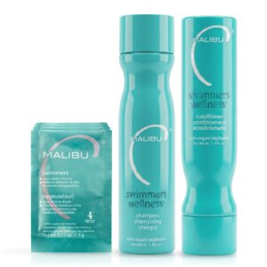 Discover the Malibu C Swimmers Wellness Kit, a premium imported solution for restoring hair vitality. Available at Curat Cart.