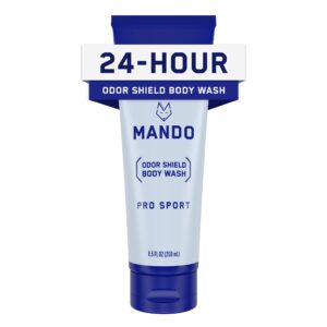 Discover Mando Body Wash Pro Sport, a premium imported solution for 24-hour odor protection. Available at Curat Cart.