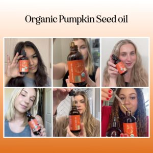 Premium imported Maple Holistics Pumpkin Seed Oil showcased by diverse users, highlighting its quality at Curat Cart.