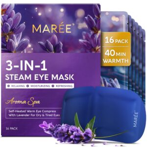 Experience MAREE Heated Eye Masks, a premium import offering soothing warmth and relaxation for tired eyes. Available at Curat Cart.