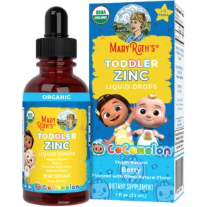 MaryRuth's Cocomelon Toddler Liquid Zinc offers premium imported dietary support for children aged 1-3. Available at Curat Cart.