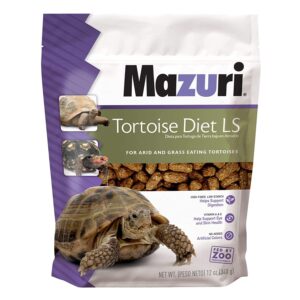 Authentic Mazuri Low Starch Tortoise Diet for healthy digestion, ideal for arid and grass-eating tortoises. 100% genuine product.