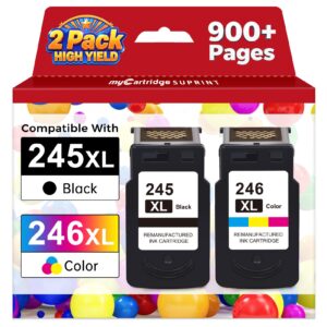 Premium imported MC SUPRINT Ink Cartridge Replacement, compatible with 245XL and 246XL, available at Curat Cart.