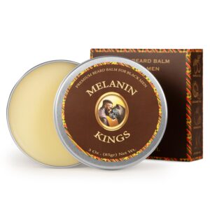 Explore Melanin Kings Beard Balm, a premium imported choice for black men, available at Curat Cart. Enhance your beard care today.