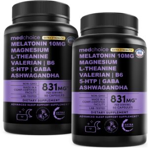 Discover authentic Melatonin Sleep Capsules Extra Strength, 10mg, 90 capsules for advanced sleep support and relaxation.